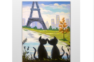 Paint Nite: Lovers in Paris